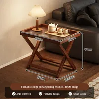 Table basse en bois durable, moderne et minimaliste, avec fonction de rangement facile à nettoyer, pour le salon, table d'appoint pour canapé