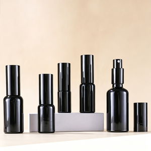 Flacon pulvérisateur de parfum en verre noir brillant pour cosmétiques, 15 ml, 20 ml, 30 ml, 50 ml, 100 ml - Product Image 4