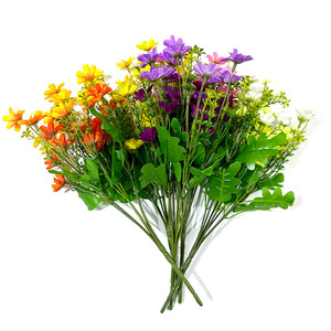 Flores Artificiales, Ramo de Flores de Seda de 35 cm de Altura, Simulación Realista, Decoración para Bodas y Hogar - Product Image 5