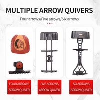 Étui à flèches SPG pour arc à poulies, accessoires en cuir pour arc classique et longbow, sac de rangement pour flèches en fibre de verre et carbone pour la chasse