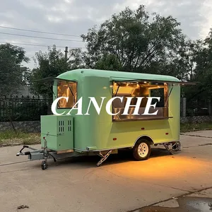 Camion de restauration mobile standard allemand pour hamburgers, tacos, frites, chariot de snacks mobile, remorque alimentaire à vendre - Product Image 2