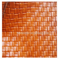 Support tissé Pantone En Relief En Cuir PU Fabricants De Tissus Pour Sacs À Main