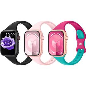 สายนาฬิกาซิลิโคนขายส่งจากโรงงาน สำหรับ Apple Watch S10 11 46 มม. Ultra 49 มม. SE 44 มม. สายนาฬิกาแบบนุ่มสำหรับเล่นกีฬา - Product Image 3