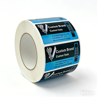 Étiquettes autocollantes personnalisées en vinyle BOPP, imperméables, durables, réutilisables, promotionnelles, privées, thermosensibles, pour flacons de médicaments