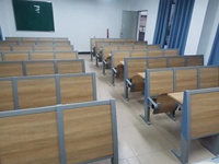 Siège durable pour salle de conférence universitaire et bureau Tip up Rangée en bois Bureau et chaise pour salle de classe universitaire