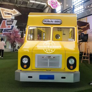 Food Truck Trailer Mobile <b>Kitchen</b> with Multi-layer Shelves Pizza Coffee Ice Cream BBQ Fast Food Cart - Product Image 3