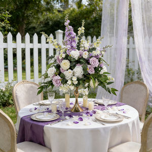 DKB Centros de Mesa de Flores Artificiales Personalizados para Decoración de Bodas - Product Image 1