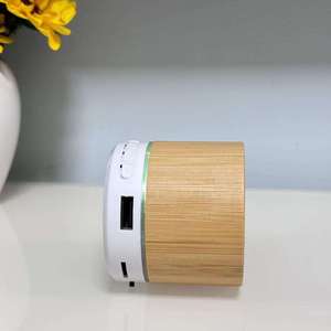 Haut-parleur Bluetooth A9 en bambou naturel, mini-haut-parleur sans fil portable, design écologique pour <span class=keywords><strong>achat</strong></span> en gros - Product Image 5