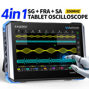 FNIRSI DPOS350P ออสซิลโลสโคปแบบแท็บเล็ต 4-in-1 แบนด์วิดท์ 350MHz 1GSa/s เครื่องกำเนิดสัญญาณ 50MHz และเครื่องวิเคราะห์การตอบสนองความถี่ DPOS350P 4in1 ออสซิลโลสโคป - Product Image 3