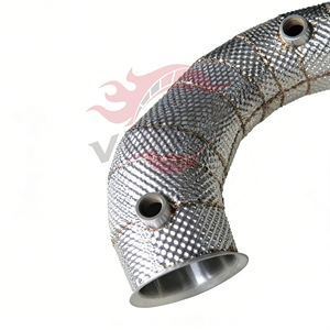 Vortex downpipe ประสิทธิภาพสูงสำหรับ Mercedes Benz M178 E63 W213/E63 AMG G63 AMG 2016 + 304กระจกสแตนเลสขัดเงาสูง - Product Image 5