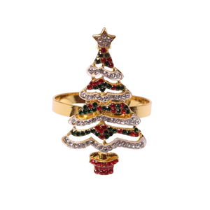 Prix raisonnable Accessoires de table Couronne Rond de serviette en métal Mariage Rond de serviette fini brillant Rond de serviette de table de mariage - Product Image 5