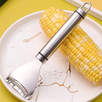 Outils et gadgets de cuisine, égreneuse de maïs et de blé multifonctionnelle, en acier inoxydable, égreneuse de maïs manuelle de petite taille