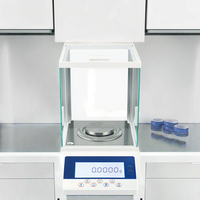 Richmoon RHD001-2 Micro Balances Numérique Pesant 0.1mg 0.0001g LCD Précision Électronique Balance Analytique à 4 Chiffres Balance de Laboratoire