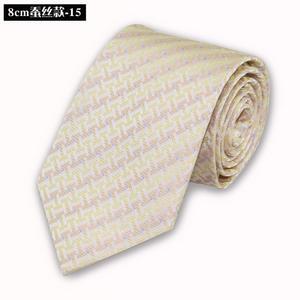 Corbatas de Jacquard de seda natural para hombre para fiesta de bodas de negocios-Trajes ajustados informales con Cravate para ocasiones formales - Product Image 6