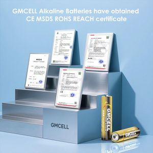GMCELL долговечные 1,5 В первичные сухие батареи Um4 Lr03 Lr6 <span class=keywords><strong>AA</strong></span> AAA щелочные батареи с CE MSDS ROHS сертификат достижения - Product Image 5
