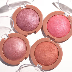 Polvo para hornear, rubor nacarado, alto brillo, marrón, melocotón, color <span class=keywords><strong>terracota</strong></span>, purpurina, metálico, Etiqueta Privada, <span class=keywords><strong>maquillaje</strong></span> en polvo cosmético - Product Image 5