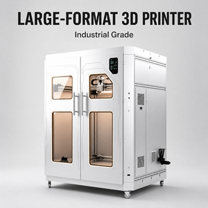 Imprimante 3D FDM automatique de qualité industrielle, haute vitesse, connectivité USB, plateau chauffant en aluminium, garantie 1 an, prend en charge PLA STL/<span class=keywords><strong>3MF</strong></span> - Product Image 2