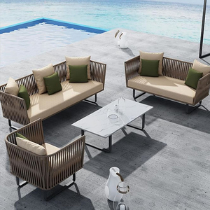 Cafe boho all weather 4 pezzo all'aperto sulla spiaggia in <span class=keywords><strong>rattan</strong></span> di <span class=keywords><strong>vimini</strong></span> mobili india - Product Image 1