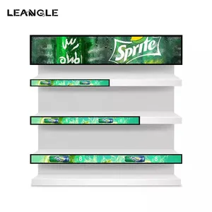 CUSTOM Size Banner Supermarket Stretched Bar Lcd Ultra Wide Shelf Edge Advertising Screen Monitor Digital Signage And Display