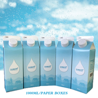 Cartons de boissons personnalisés en papier carton 500ml 1000ml pour lait/jus