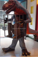 Costume de gorille animatronique personnalisé grandeur nature intérieur/extérieur en résine et acier