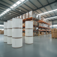Papier spécial enduit de PE en rouleaux jumbo au prix d'usine pour la fabrication de gobelets en papier