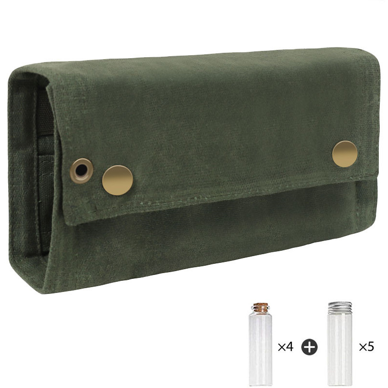 Bouteille vert armée