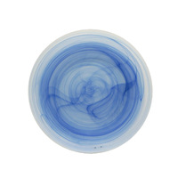 Ensemble d'assiettes en verre couleur Morandi, bol à salade créatif avec assiette à soupe à rebord pour la cuisine à domicile