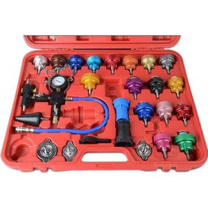 27 Pcs Car Radiator <strong>Pressure</strong> Tester Water Tank <strong>Leak</strong> Detector Kit <strong>Test</strong> - Product Image 2