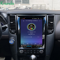 Radio Android Auto Tesla Style Krando 12.1 inci untuk Infiniti FX FX35 FX37 FX50 2009 - 2013 QX70 Layar Sentuh Head Unit Android 4G BT