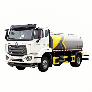 Export Ready Sinotruk Howo 14CBM 4x2 Diesel Water Distribution Truck with Engine Pump for Landscaping <b>Irrigation</b> Urban Cleaning - Product Image 1