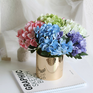 Ramo de hortensias artificiales estilo primavera, mini ramo, accesorio DIY para decoración de macetas y paredes vegetales - Product Image 1