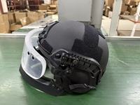 Casque tactique balistique MICH FAST UHMWPE Aramid IIIA avec visière de protection des yeux et masque facial complet
