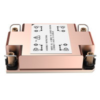 Refroidisseur de processeur de serveur sans ventilateur 1U LGA 4189, dissipateur thermique à ailettes en cuivre VC, chambre à vapeur, refroidissement passif pour centre de données IA