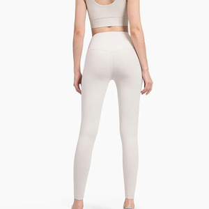 Ensemble de yoga et de danse 2 pièces avec logo personnalisé et pantalon taille haute, couleur OEM, en vente - Product Image 6