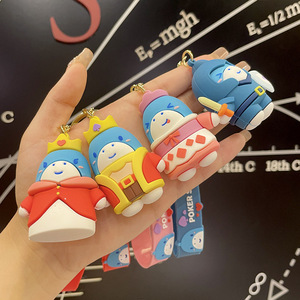 Custom Metal Rubber Cartoon Key Chain Commercial Activities School Commemoratives Manufactured Custom Key Chain Pendant Experts