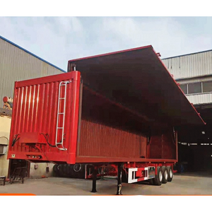 <span class=keywords><strong>Remorque</strong></span> à ailes hydrauliques 3 essieux 40 pieds à bon prix à <span class=keywords><strong>vendre</strong></span> - Product Image 4