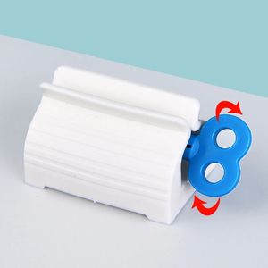 Exprimidor de pasta de dientes con tubo rodante, soporte para asiento de pasta de dientes, dispensador giratorio para Baño - Product Image 3