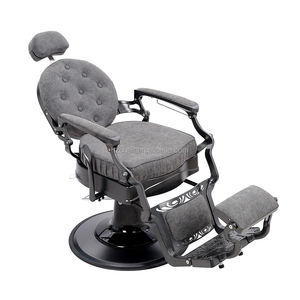 Ghế cắt tóc cổ điển, chân mạ crôm, bọc da tổng hợp dành cho Spa, Salon làm đẹp - Product Image 6