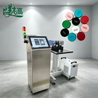 Machine de marquage laser UV anti-contrefaçon avec positionnement visuel et gravure rapide par lots pour logos, textes et numéros sur capsules