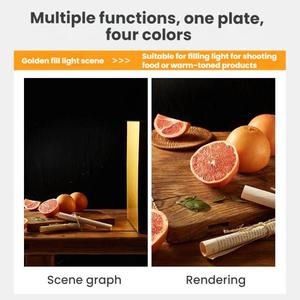 Prezzo di fabbrica Tri-Fold fotografia cartoncino riflettore decorazioni - Product Image 4