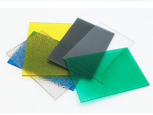 पारदर्शी 4.5 मिमी मेक्रोलन हीरा उभरा पॉलीकार्बोनेट फ्लैट शीट - Product Image 3