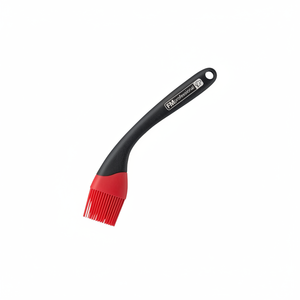 22cm in Silicone BBQ spazzola con manico in plastica Logo personalizzato per casa o campeggio Set di strumenti di carta - Product Image 2