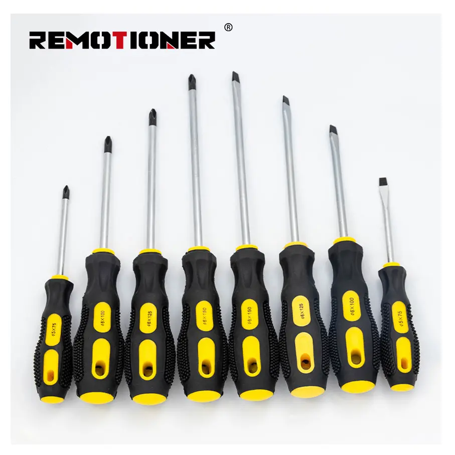 Professional Magnetic Tips Cross Slotted Screwdrivers Screw Driver Phillips Screwdriver Set With Massage Handle