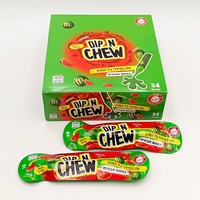 Op maat gemaakte zure fruitpen-vloeibare snoepjes groothandel zoete watermeloen smaak knijpjam vloeibare snoepjes