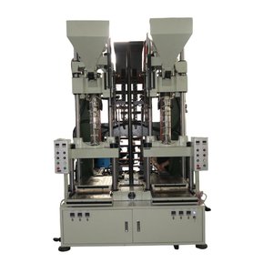 เครื่องฉีดพลาสติกแบบแนวตั้งกึ่งอัตโนมัติสองสถานีสองสี - Product Image 1