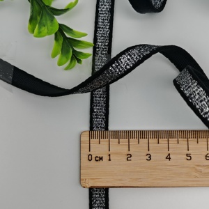 Jacquard Shiny Band Low MOQ Bra Custom Design <b>Webbing</b> for Clothing Sport Underwear Non-Elastic Waistband Woven Bands Tape Band - Product Image 5