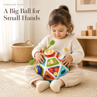 Cube d'activités sensorielles 22 panneaux pour bébé 12 mois et plus, avec jeu de correspondance de formes, tambour musical et volant, jouet de motricité fine, vente en gros