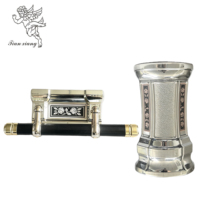 Poignée de barre pivotante pour cercueil, en alliage de zinc, motif floral rose, style baroque, pour quincaillerie funéraire, vente en gros usine
