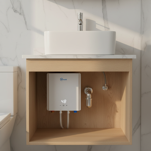 Chauffe-eau Électrique Sans Réservoir 5,5 kW 220 V, Robinet de <span class=keywords><strong>Cuisine</strong></span> avec Douchette, Idéal pour Chambre d'Hôtel - Product Image 5